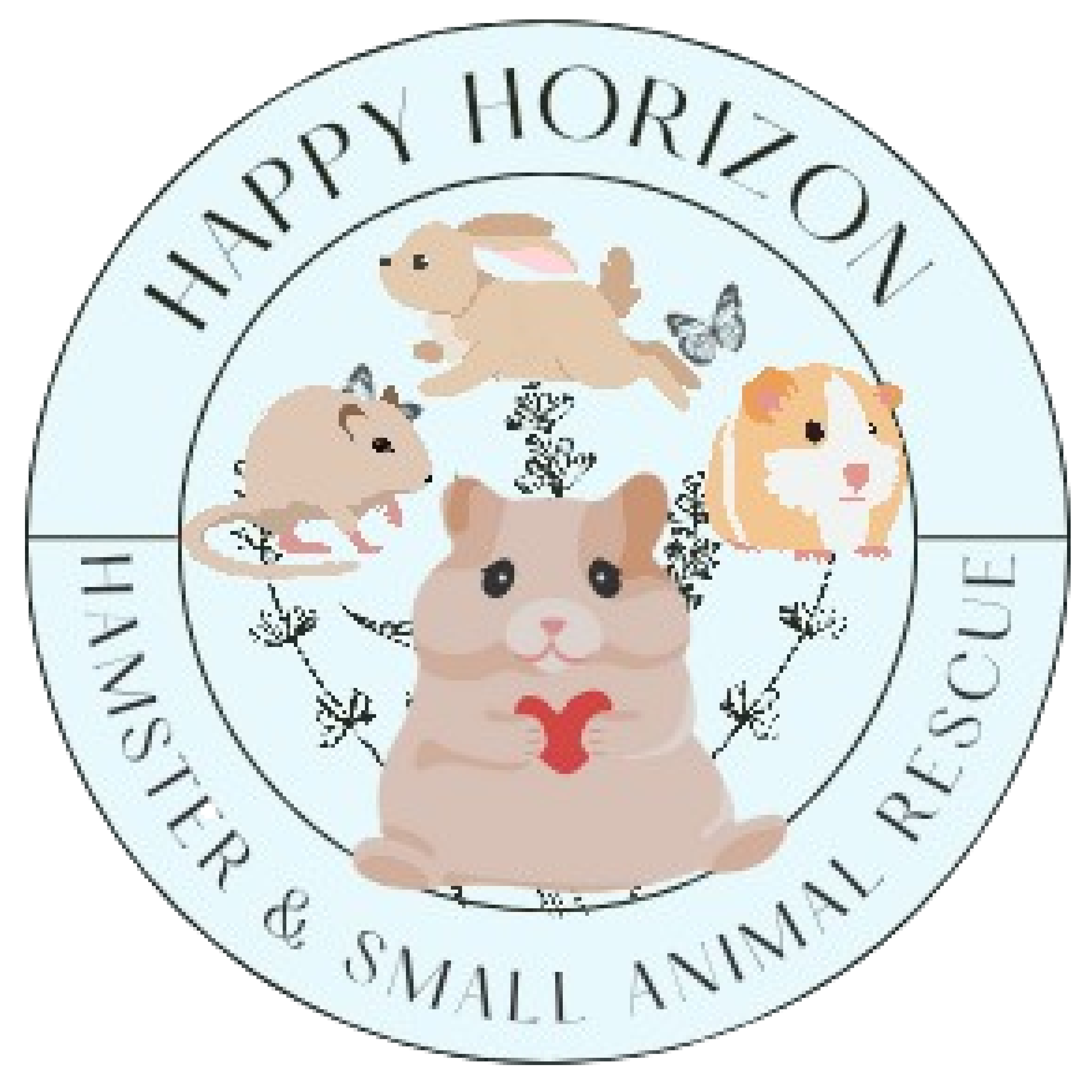 logo for Happy Hamster hamster and small animal rescue