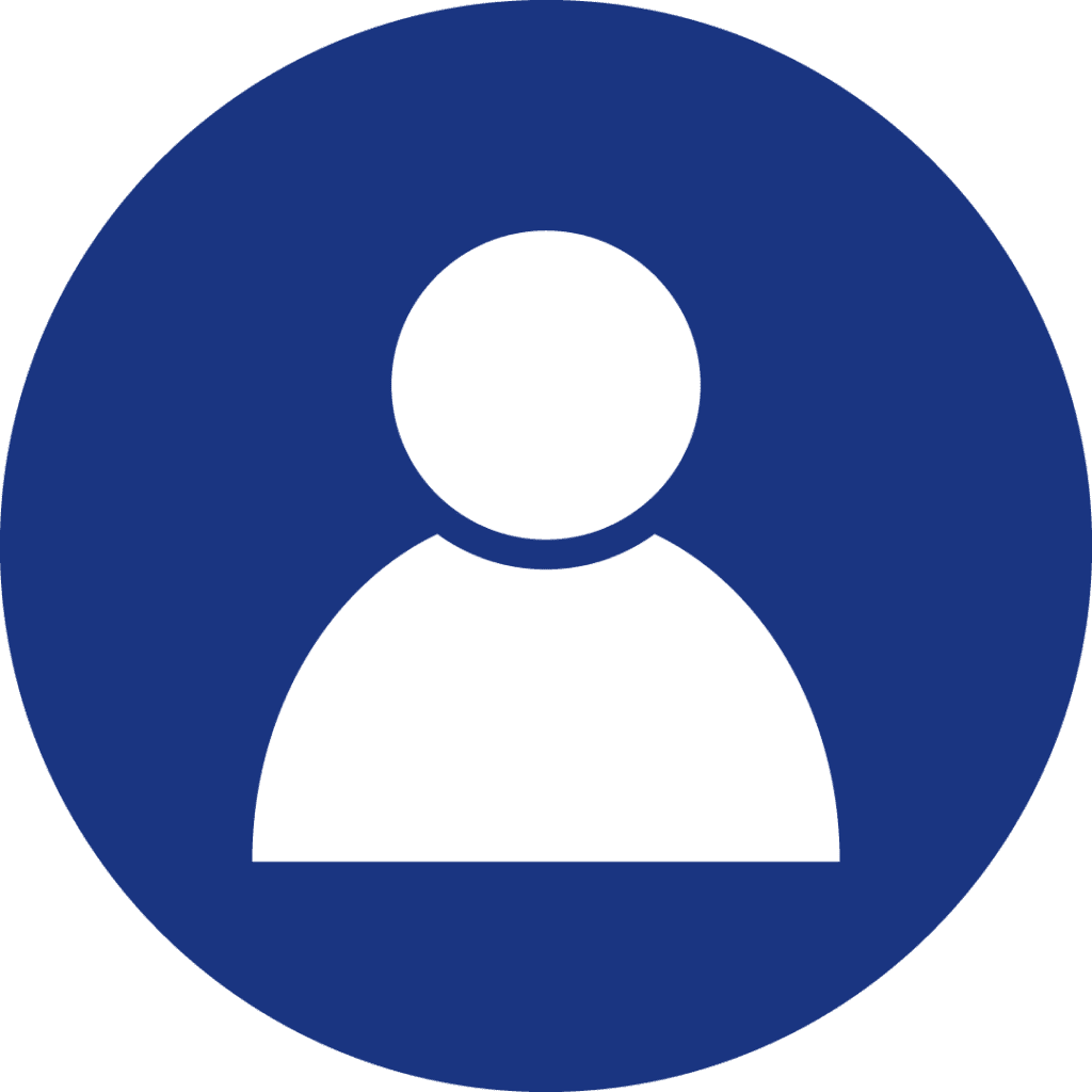 silhouette of a persons head and shoulders